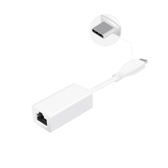 Awesome USB C to Ethernet Adapter Gigabit,1Gbps RJ45 to Type C Thunderbolt 3 10/100/1000 LAN Portable Network Adapter, Compatible with MacBook Pro 2017 and Later, MacBook Air, Chromebook, Dell XPS