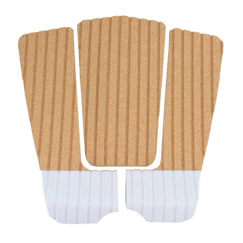 Eco-friendly Cork Traction Pad Tail Pad For Surfboard Kiteboard With Groove Texture