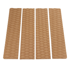 Eco-friendly Cork Traction Pad Front Pad For Surfboard Kiteboard With Diamond Texture