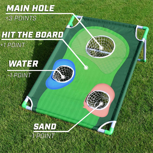 Hinterhof-Golf-Cornhole-Spiel