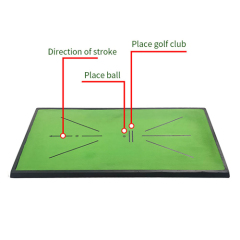 Artifical Turf Golf Hitting Mat With Rubber Base
