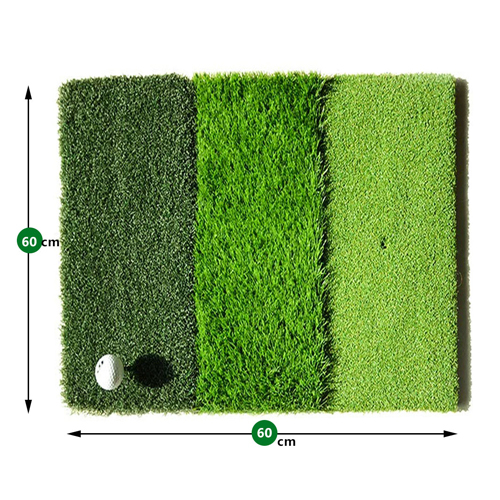 Faltbare Golf-3-in-1-Turf-Gras-Putting-Übungsmatte