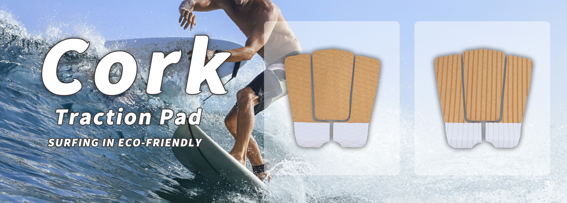 SURFBOARD CORK TRACTION PAD