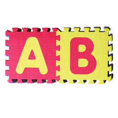 Estera del rompecabezas de la espuma de EVA de ABC de los alfabetos