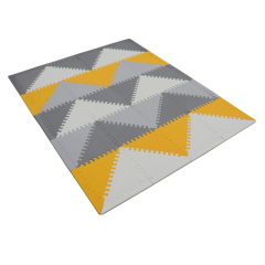 Коврик-головоломка из пенопласта EVA с треугольниками