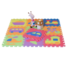 Vehicles EVA Foam Puzzle Mat