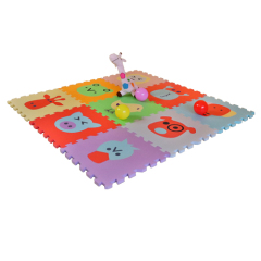 Коврик-головоломка из пены EVA с изображением животных