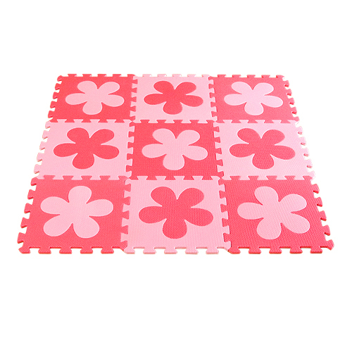 Tapis de puzzle en mousse EVA fleurs