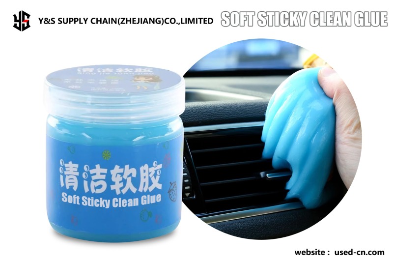 Soft sticky clean glue