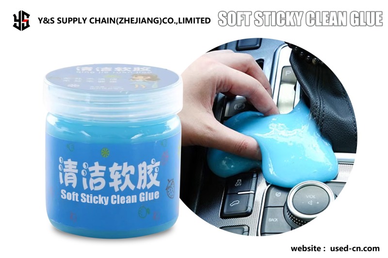 Soft sticky clean glue