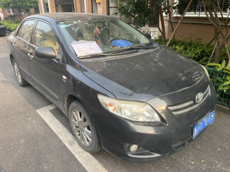 Sep.2009 Toyota Corolla 1.8L Manual GL-i Sunroof Special Version