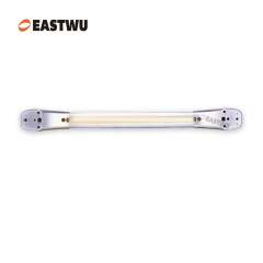 Full Metal Grab Rail Handle Entry Door Handle Chrome Plated for RV Caravan and Motorhome with LED Light（Overall Length311.2mm C.C.250mm）