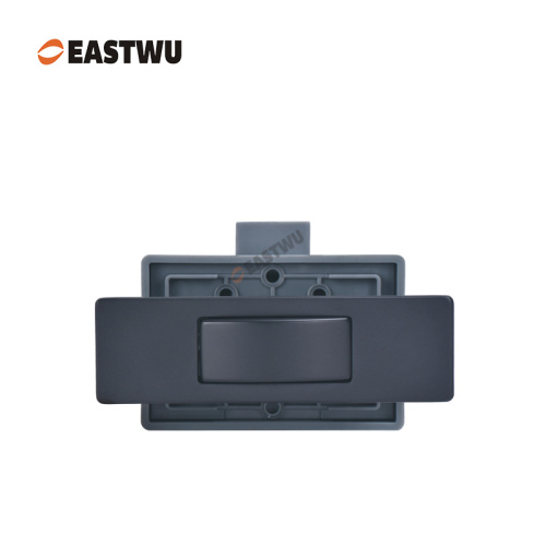 Matt Black Flush Mount Drawer Lock for caravan motorhome