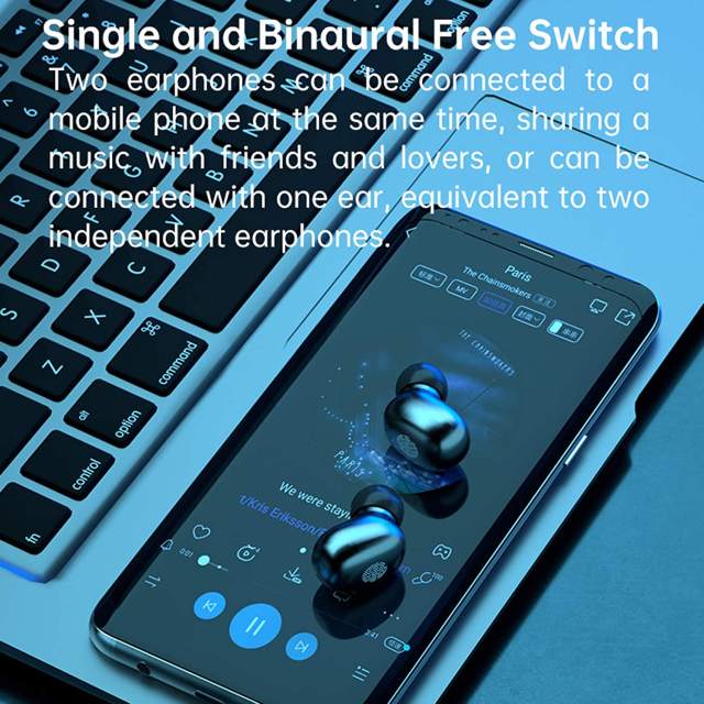 Mini Earbuds N21 N21 Wireless Bluetooth Earphones TWS Touch Control LED Display Headphones