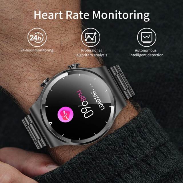 LIGE BW0346 Smart Watch TWS Wireless Bluetooth Headset Heart Rate Tracker Sports