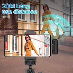 Ulanzi J12 Wireless Lavalier Microphone System Audio Video Voice Recording Mic