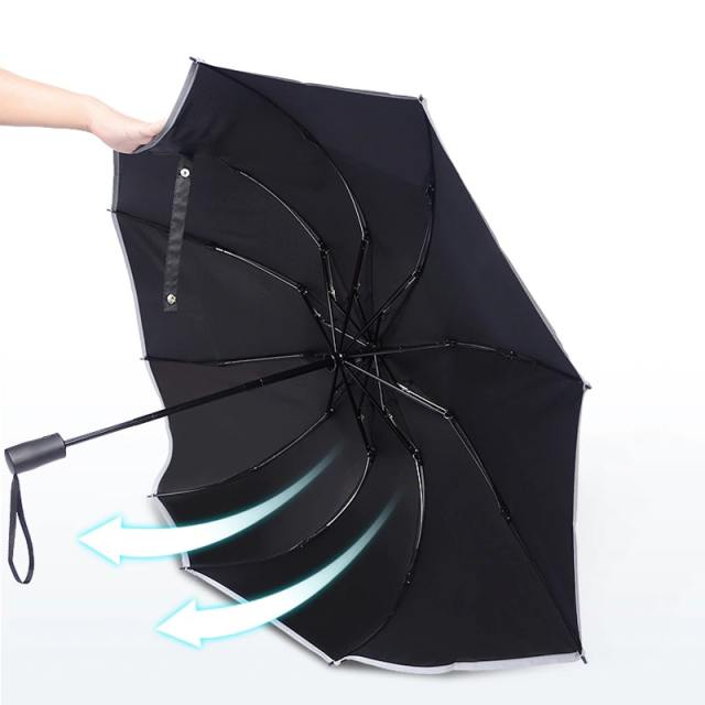 Xiaomi Fashion Portable UV Folding Automatic Umbrella Rain Wind Resistant Trip Sun Umbrellas Reverse Umbrella
