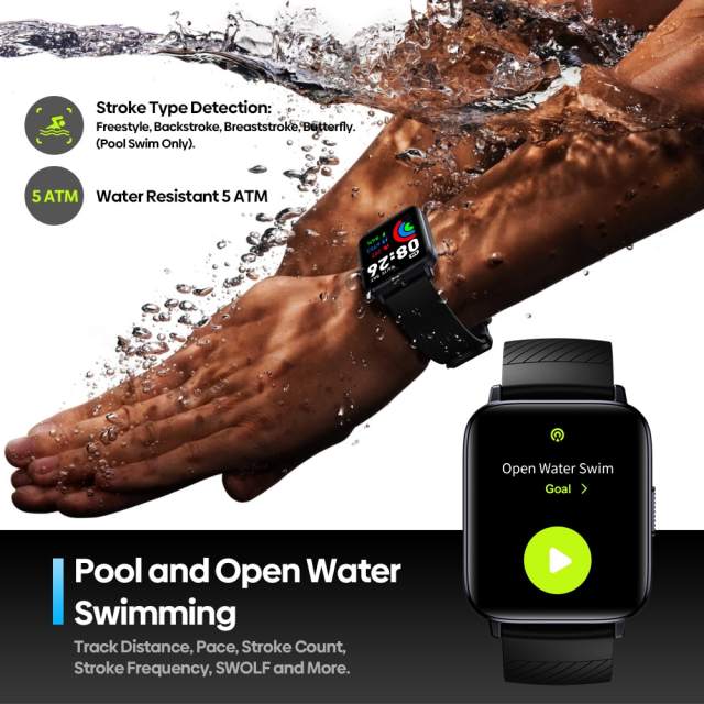 New Zeblaze Swim GPS Swimming Smart Watch for Pool and Open Water Built-in GPS 24H Health Monitor