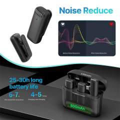 Ulanzi J12 Wireless Lavalier Microphone System Audio Video Voice Recording Mic