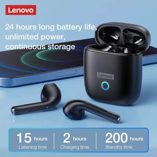 Original Lenovo LP50 Bluetooth Earphone Wireless Headphones TWS HD Stereo Earbuds