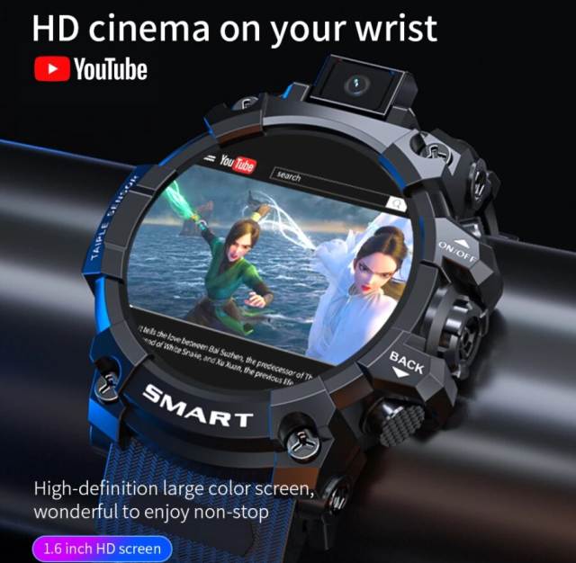 New LOKMAT APPLLP 6 Smart Watch GPS 4G WIFI 1.6'' Bluetooth Sports Watch