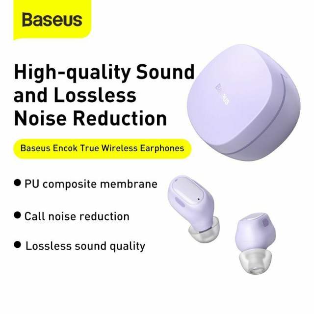 Baseus WM01 Bluetooth 5.0 Earbuds TWS Wireless Earphones with Microphone Headphones