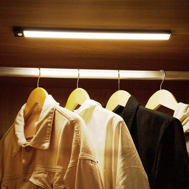 New Yeelight Motion Sensor Closet Light Dimmable Rechargeable LED Induction Night Lamp Kitchen Corridor Cabinet Wardrobe Light Bar