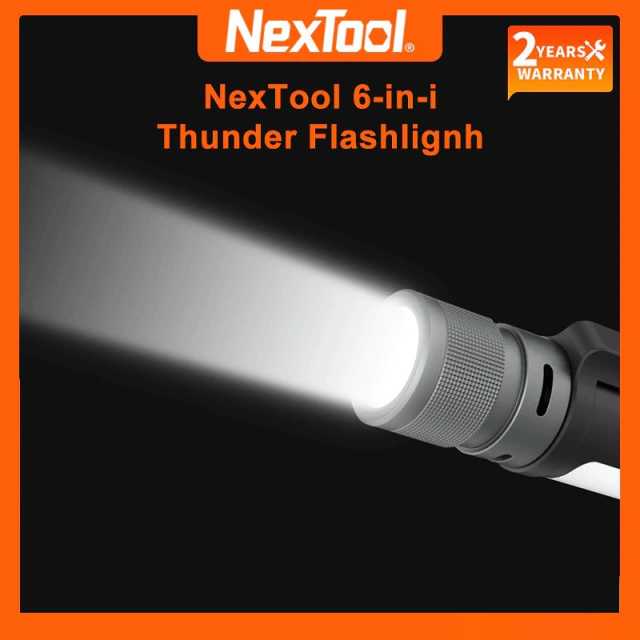 New Youpin NexTool Outdoor 6 in 1 LED Flashlight Ultra Bright Torch Waterproof