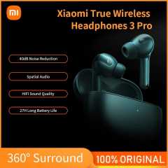 New Xiaomi Earphone 3 Pro Mi Wireless Headphones TWS BT 5.2 40dB Noise Reduction Earbuds