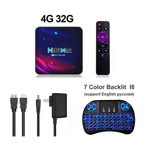 New H96 Max V11 Android 11.0 TV Box Quad core 4K Google Voice Set Top Box Smart Android TV Box