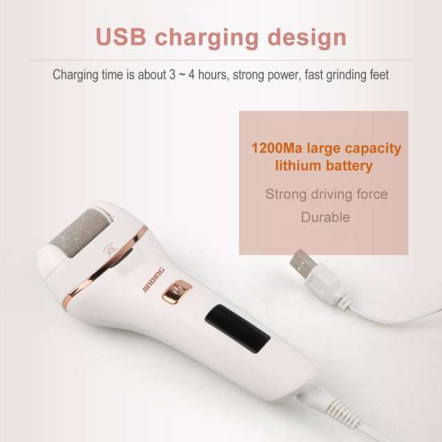 Electric Foot File Grinder Dead Dry Skin Callus Remover Rechargeable Feet Pedicure Tool Foot Care Tools