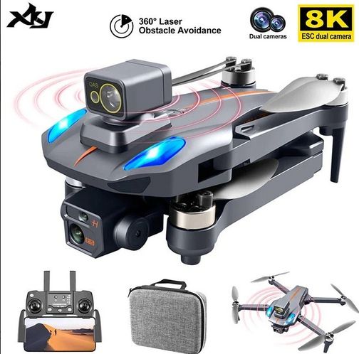 K911 MAX GPS Drone 4K Professional Obstacle Avoidance 8K Dual HD Camera Foldable Quadcopter