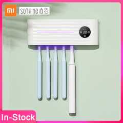 Xiaomi YouPin Sothing UV Light Toothbrush Sterilizer Holder Inhibit Bacterial Antibacterial Automatic Toothpaste Dispenser