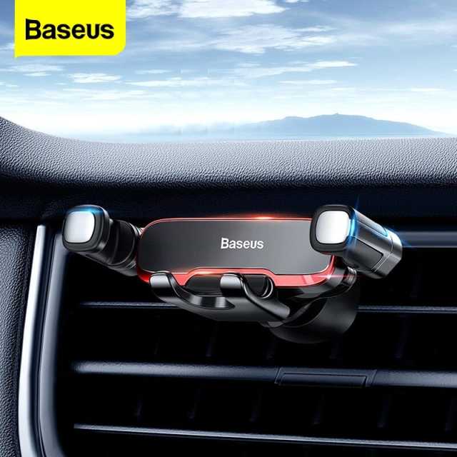 Baseus Gravity Car Phone Holder Universal Car Air Vent Mount Metal Cell Phone Stand Holder