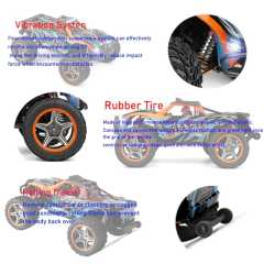 WLtoys 104009 1:10 2.4G Racing Remote Control Car 45KM/H 4WD Large Alloy Electric RC Car