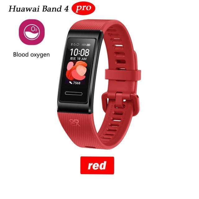 Huawei Band 4 PRO Heart Rate GPS SpO2 Blood Oxygen Smartwatches Global Version