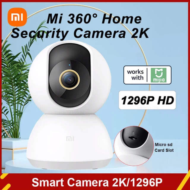 New Xiaomi Mijia Smart IP Camera 2K 360 Angle Video CCTV WiFi Night Vision Security