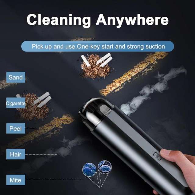 Baseus Portable Car Vacuum Cleaner Handheld 5000Pa Suction For Home Desktop Cleaning Mini Vacuum Cleaner