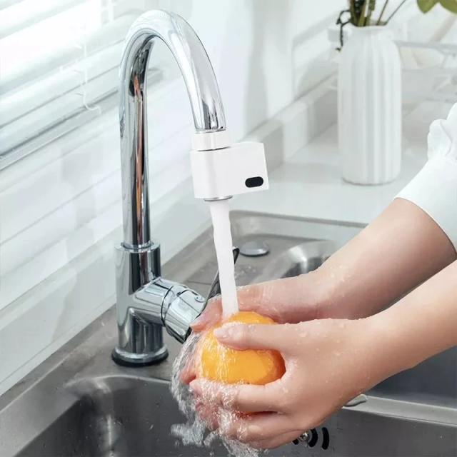 Xiaomi Xiaoda Automatic Water Saver Tap Smart Sensor Faucet Infrared Sensor Anti-overflow Inductive Nozzle