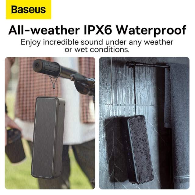 Baseus V1 Bluetooth Speaker Outdoor IPX6 Waterproof Stereo Mini Protable Sound Box