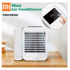 Xiaomi Microhoo 3 In 1 Mini Air Conditioner Water Cooling Fan Cooler Humidifier Bladeless Fan