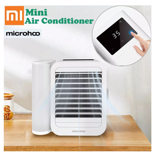 Xiaomi Microhoo 3 In 1 Mini Air Conditioner Water Cooling Fan Cooler Humidifier Bladeless Fan