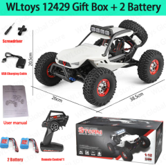 Wltoys 12429 4WD 1/12 Electric Climbing High-speed Off-road Vehicle Simulation Car Remote Car