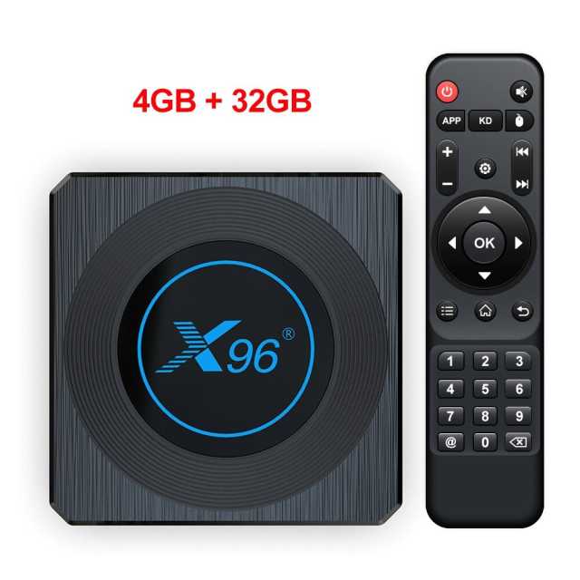 VONTAR X96 X4 Amlogic S905X4 Smart RGB Light TV Box Android 11 Wifi Youtube AV1 Media Player 8K