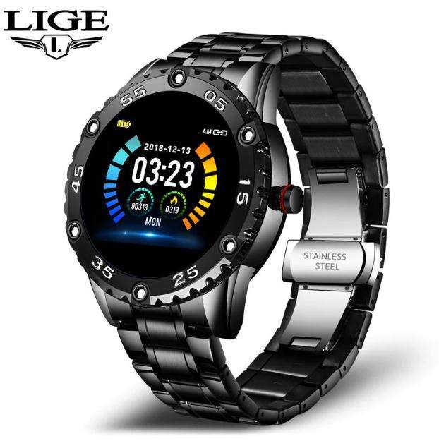 LIGE New Men Smart Watch And Women Sports Watch Blood Pressure Sleep Monitoring Fitness Tracker