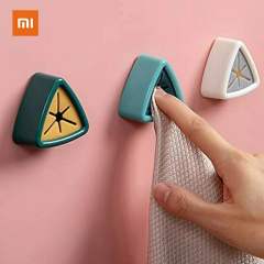 Xiaomi Punch-free Towel Plug Holder Bathroom Storage hanger Towels Storage Wash Cloth Clip (4 pieces pack)