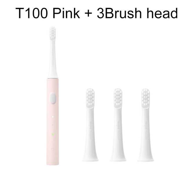 XIAOMI T100 MIJIA Sonic Electric Toothbrush Cordless USB Rechargeable Toothbrush