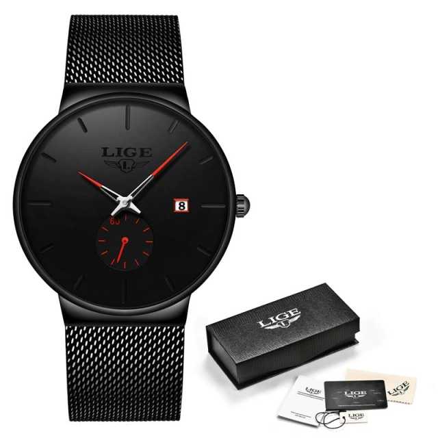 LIGE Quartz Clock Sports Men Watch Top Brand Luxury Famous Dress Fashion Watches