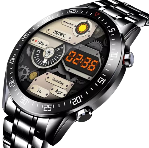 LIGE Full circle touch screen Mens Smart Watches IP68 Waterproof Sports Fitness Smartwatch BW0160