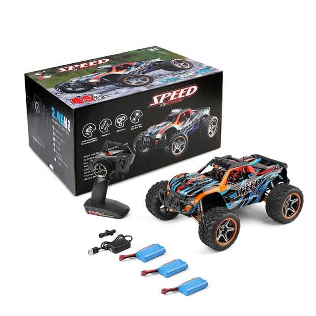 WLtoys 104009 1:10 2.4G Racing Remote Control Car 45KM/H 4WD Large Alloy Electric RC Car